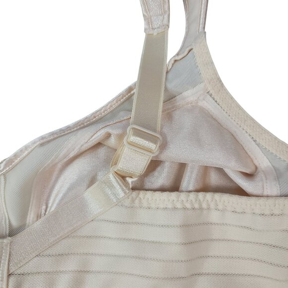 Playtex 18 Hour Wirefree Bra Beige 44B Soft Cup Comfort Strap Wide Adj #4013 - Picture 6 of 11